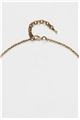 Glass Bead Blushing Mimosa  Pendant Necklace