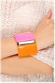 Bubblegum Chunky Cuff Bracelet