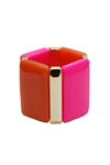 Bubblegum Chunky Cuff Bracelet