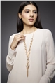Katarina Winterland Pearl Tassel Necklace
