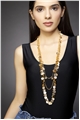 Gold Shimmer Coins Layered Necklace
