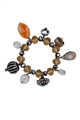 Jhumki Crystal Charm Bracelet