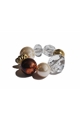 Oversized Pearls & Clear Stone Bracelet