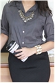 Crystal Drops Princess Antique Gold Choker Necklace