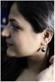 Dusky Pearl  Drop Earring