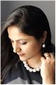 Moonstone Silver Pearl Drop Earrings