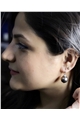 Glam Gold Pearl Drop Earrings